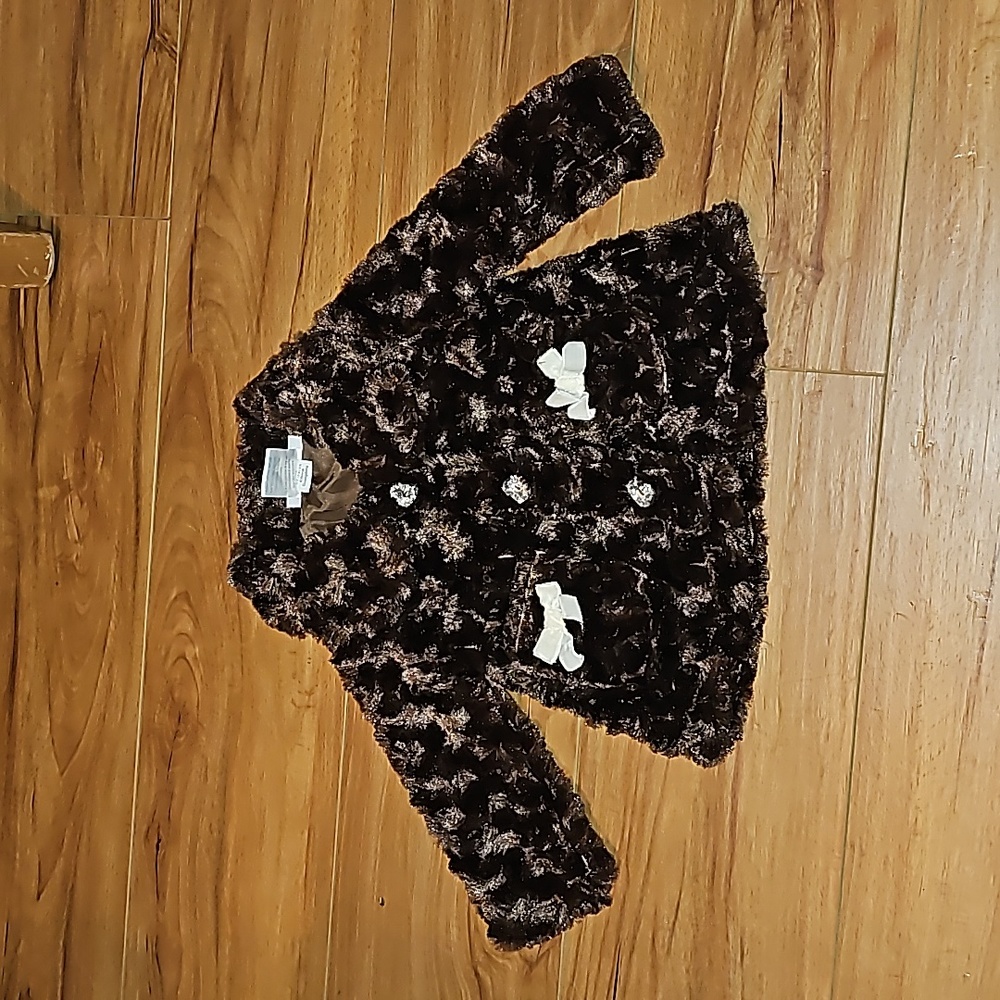 Mini Muffin infant faux fur coat
